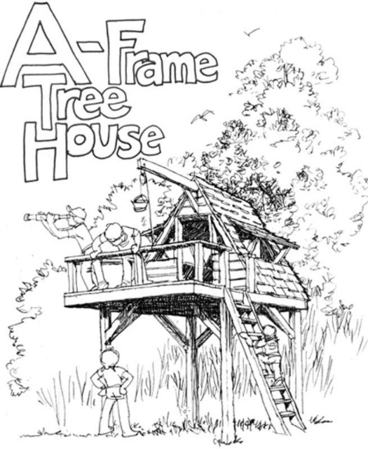 DIY A-Frame Tree House DIY A-Frame Tree House