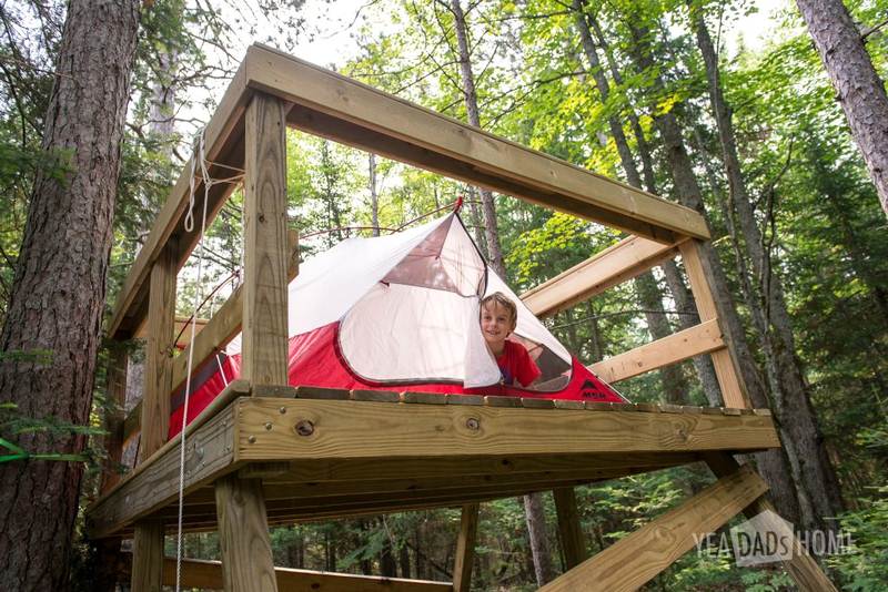 DIY Easy Outdoor Tree House