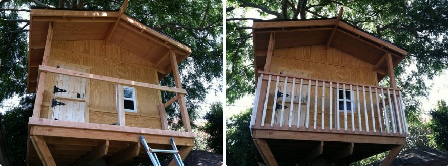 DIY Medium Size Treehouse with Pictures