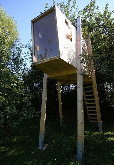 DIY Plans Modern Tree House for Kids