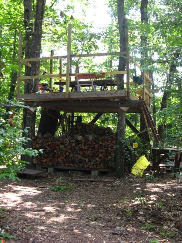 Platform Treehouse Platform Treehouse - DIY Treehouse: How to Build a Treehouse