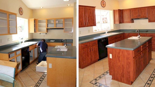 Kitchen Cabinet Refacing Before and After IMG - Kitchen Cabinet Refacing Before and After
