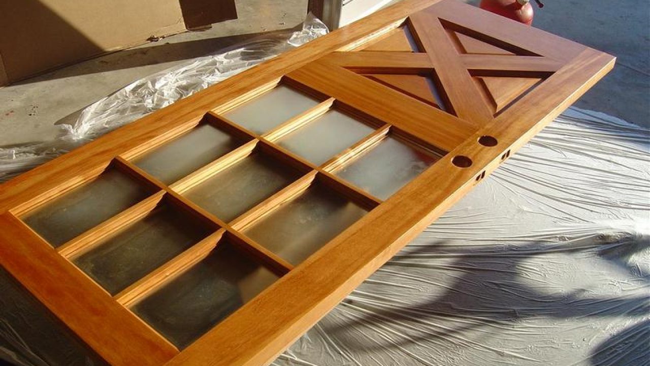 Staining A New Wood Door How To Stain A New Wood Door