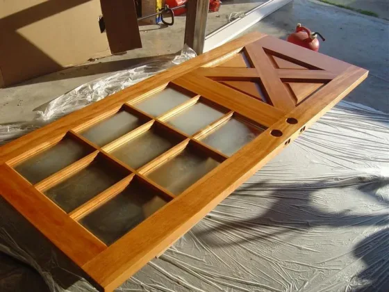 Featured image - Staining a New Wood Door, How to Stain a New Wood Door