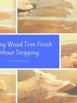 Featured of Restoring Wood Trim Finish Without Stripping