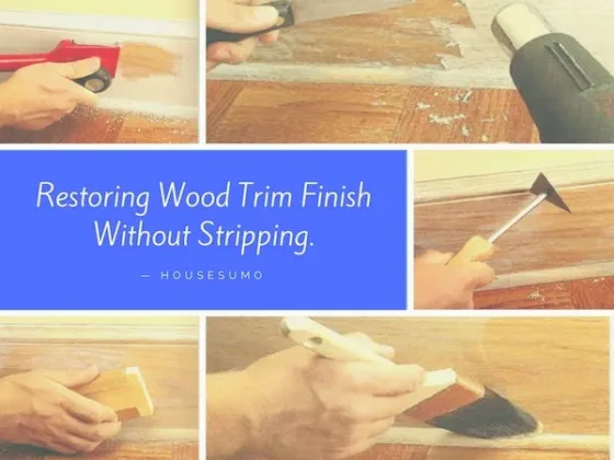 Featured of Restoring Wood Trim Finish Without Stripping