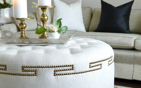 How to Build an Ottoman with a Decorative Nailhead Design