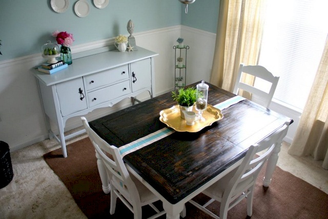 refurbish dining room table ideas