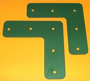 Fig 1 - L-brackets Fig 1 - L-brackets - DIY Sliding Barn Door: How to Build a Sliding Barn Door