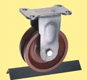 Fig 4 - Grooved wheel and track Fig 4 - Grooved wheel and track - DIY Sliding Barn Door: How to Build a Sliding Barn Door