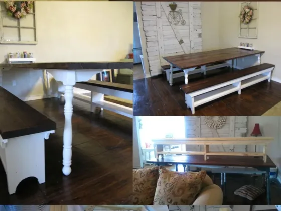 Featured of DIY Farmhouse Bench Plans, How to Make a Farmhouse Bench