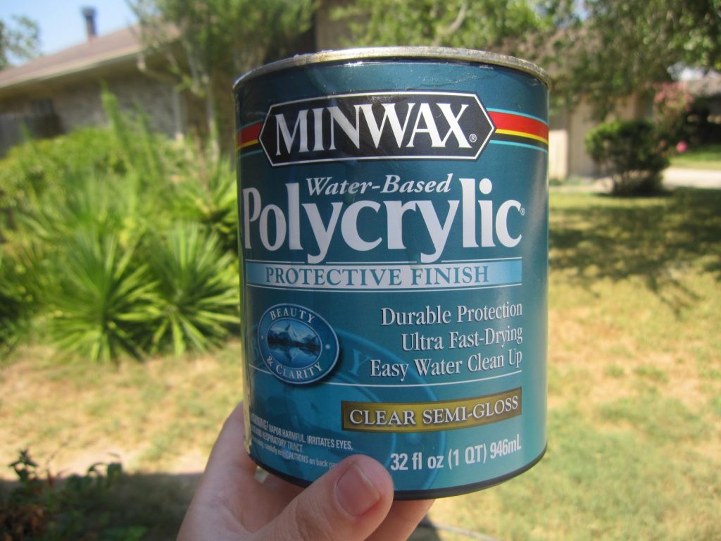 DIY Faux Butcher Block Countertops Tutorial 12 Seal the Bottom Plank - How to Build a Faux Butcher Block Countertops