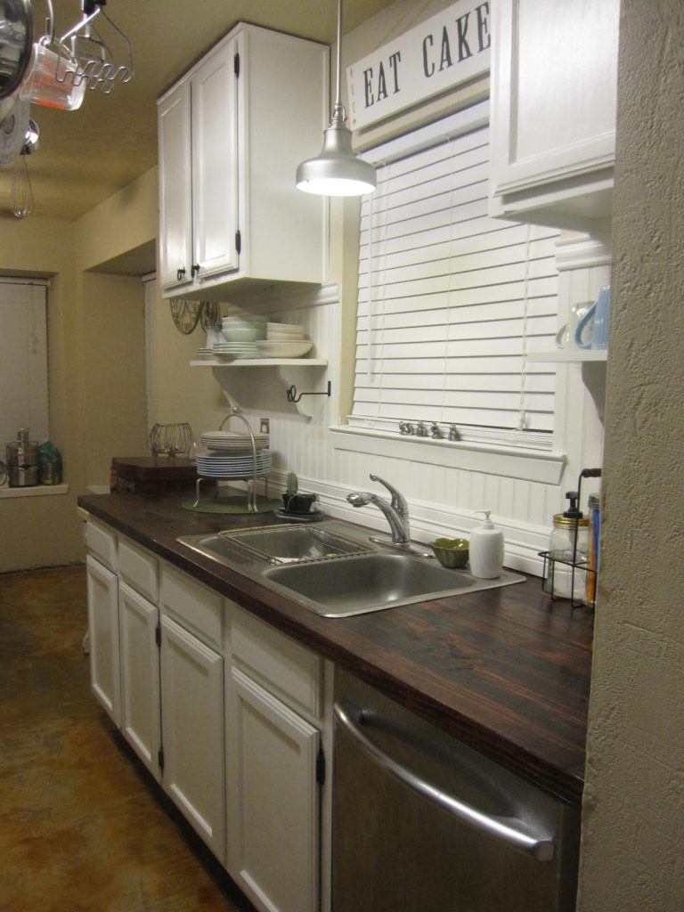 DIY Faux Butcher Block Counters Easy Affordable diy-faux-butcher-block-counters-easy-affordable