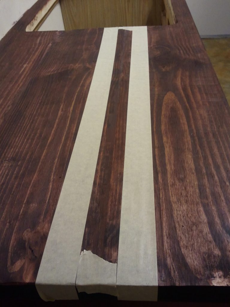 DIY Faux Butcher Block Countertops Tutorial 24 The Stain Wouldn't Stain the Wood - DIY Faux Butcher Block Countertops Tutorial