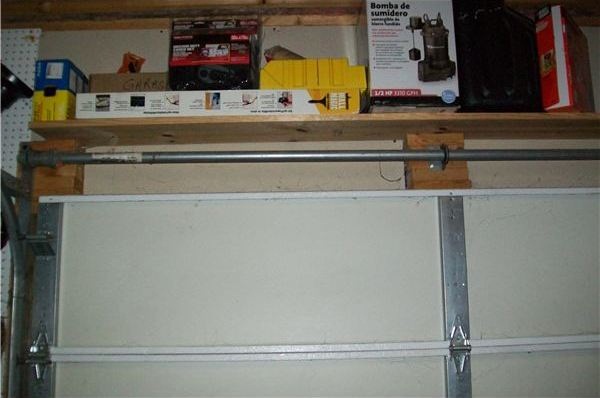 Over the Door Shelf Over the door shelf - How to Build Garage Shelves