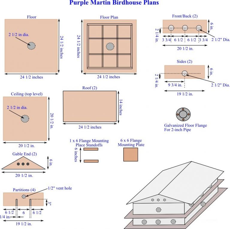 Purple Martin House Plans How To Build A Purple Martin House Purple Martin House Plans How To Build A Purple Martin House