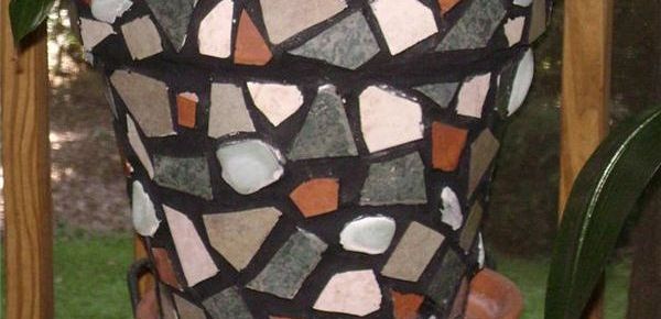 Transforming a Flower Pot, DIY Mosaic Flower Pot