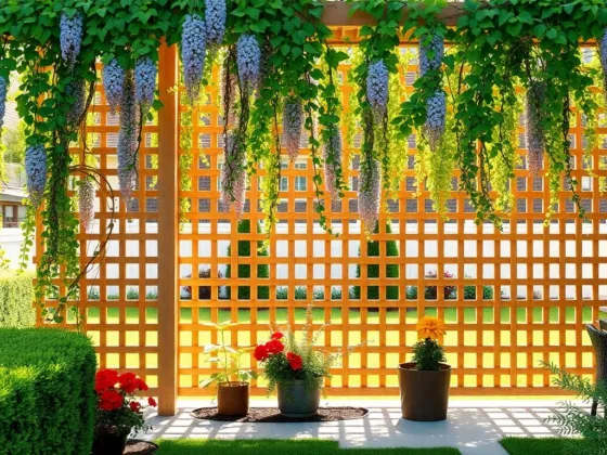 Transform your yard into a personal retreat with outdoor lattice.