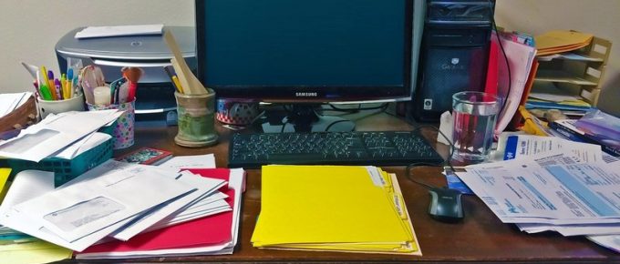 How to Reduce Home Office Paper Clutter