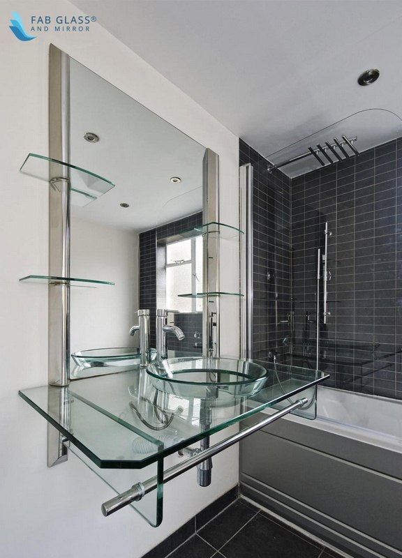 Glass Shelves for Bathrooms image - Glass Shelves for Bathrooms