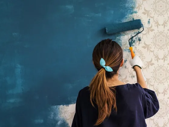 Featured image - How to Paint Over Wallpaper
