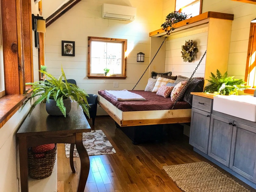 murphy bed sofa tiny home