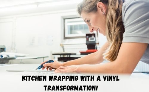 image - Kitchen Wrapping with a Vinyl Transformation