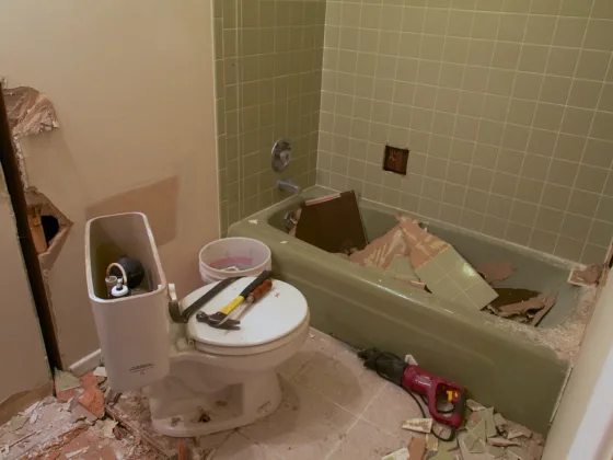 faetured image - DIY Bathroom Demolition for Remodeling