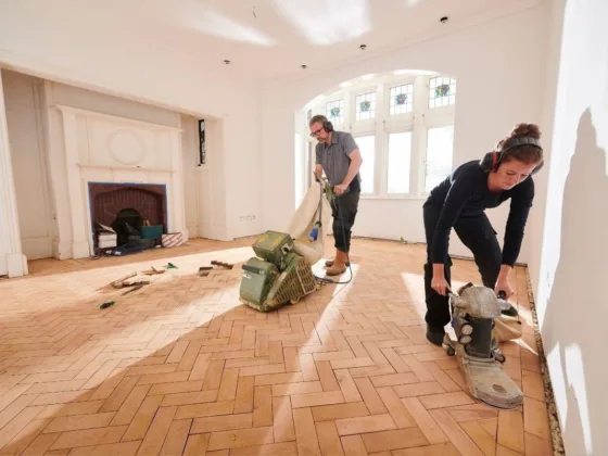 featured image - How to Sand Hardwood Timber Floors