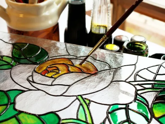 featured image - Glass Art Painting