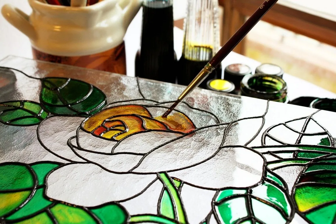 featured image - Glass Art Painting
