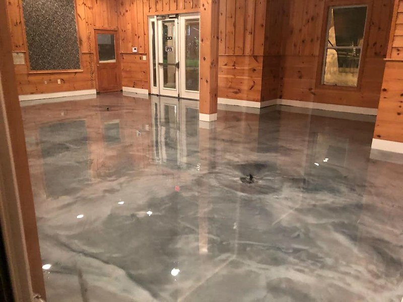 image - A Rookie's Guide to Installation of Metallic Epoxy Flooring