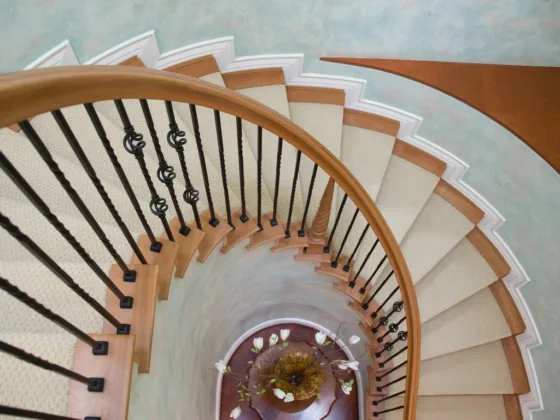 featured image - How to Protect Wood Stairs