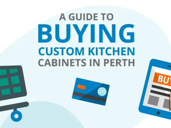 Featured image - A Guide to Buying Custom Kitchen Cabinets in Perth (Infographic)