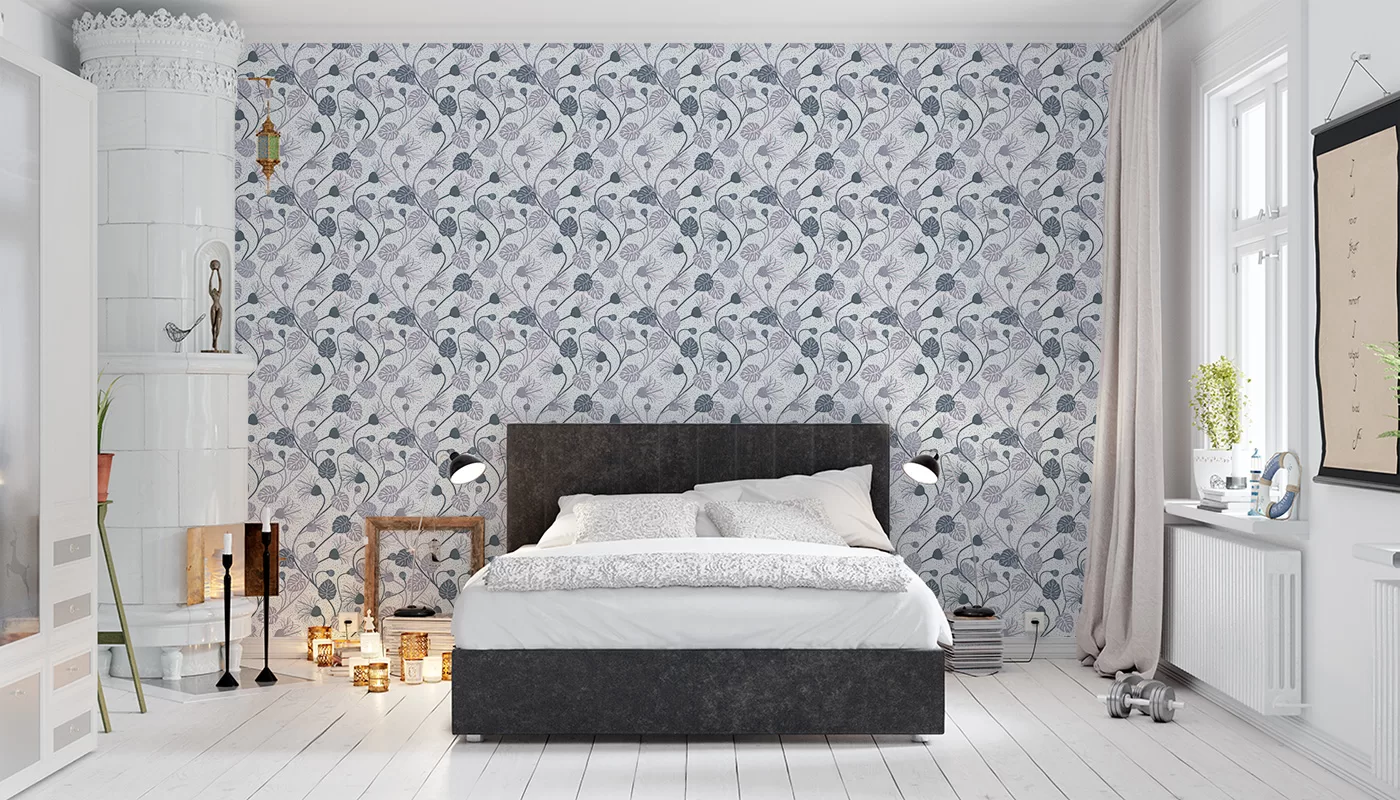 featured image - Floral Peel and Stick Wallpaper Bringing Nature into Your Home for Harmony and Well-being