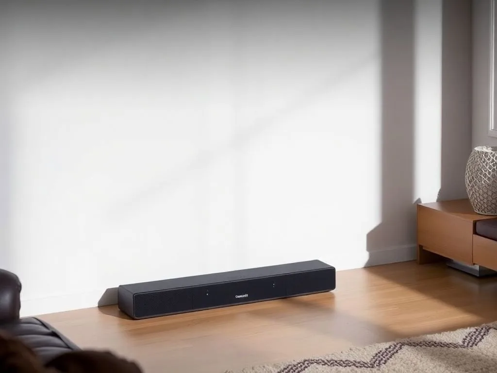 Stylish bluetooth soundbar for your home entertainment.